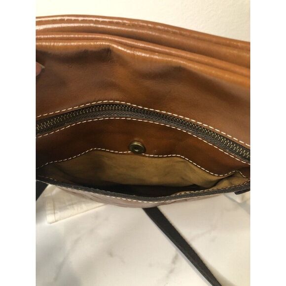 Patricia Nash Crossbody Leather New Unused Tooled Floral Florence - Picture 5 of 12